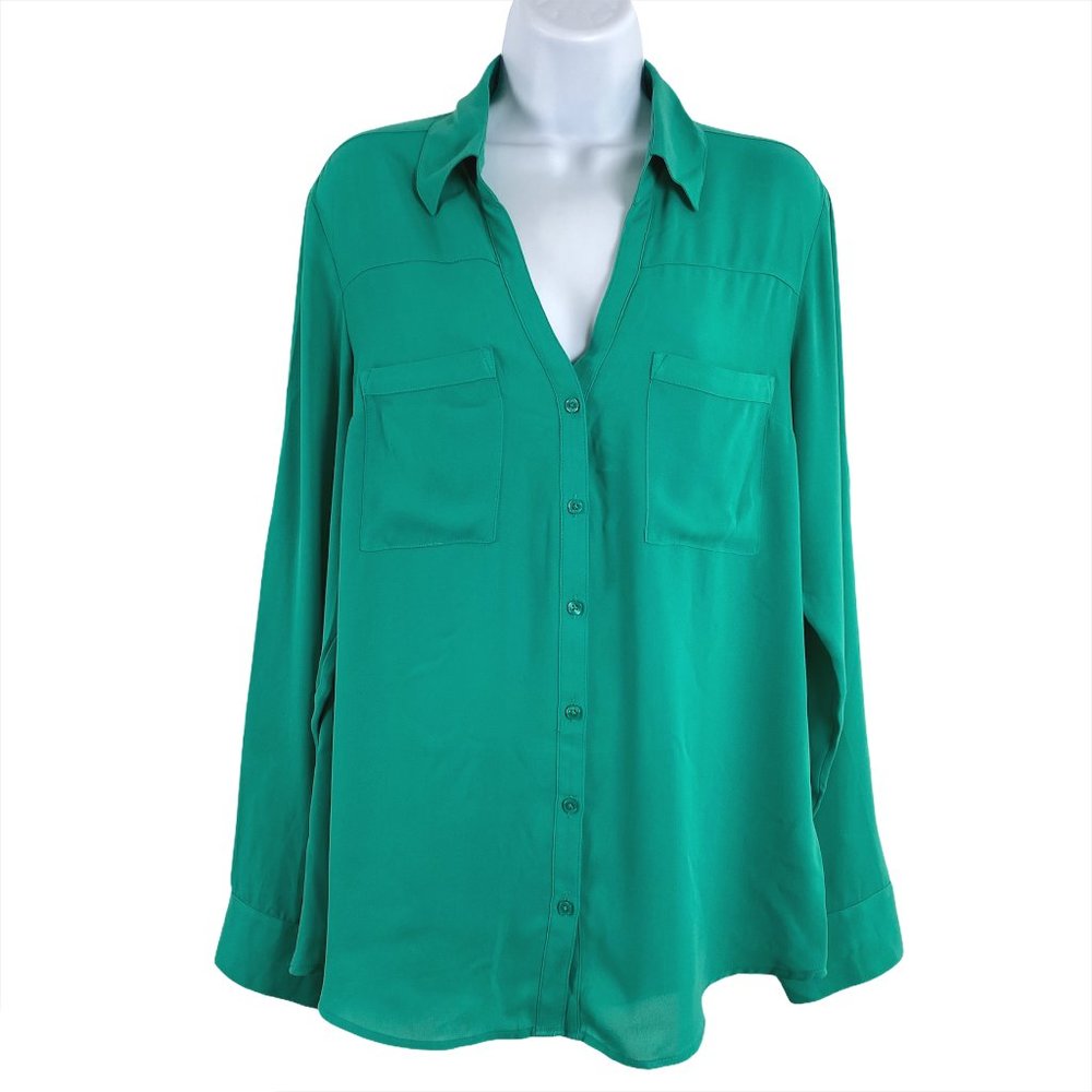 Express Portofino Shirt Slim Fit Green